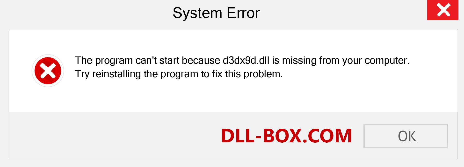  d3dx9d.dll file is missing?. Download for Windows 7, 8, 10 - Fix  d3dx9d dll Missing Error on Windows, photos, images